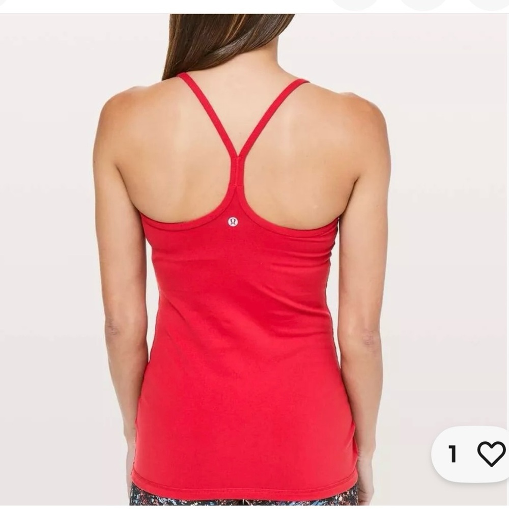 lululemon athletica Women's Red Tank Top